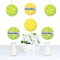 Big Dot of Happiness Let’s Rally - Pickleball - Decorations DIY Birthday or Retirement Party Essentials - Set of 20